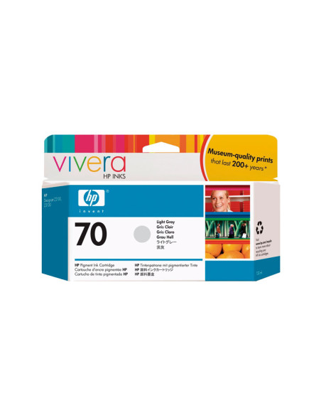 CARTUCHO INKJET HP C9451A N70 DESIGNJET Z2100Z3100 GRIS CLARO 130ML